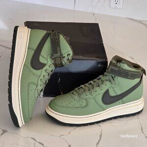 NEW - Men’s 11 🔥 Nike Air Force 1 High Boots 'Oil Green' DA0418-300
